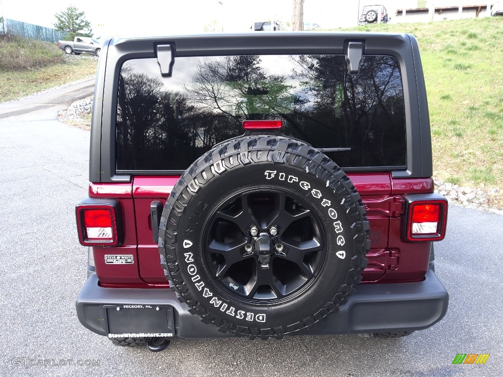 2022 Wrangler Willys 4x4 - Snazzberry Pearl / Black photo #7