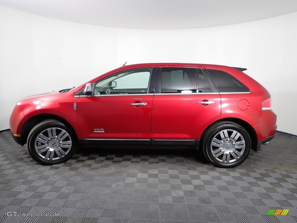 Vivid Red Metallic 2008 Lincoln MKX Standard MKX Model Exterior Photo #143973389
