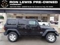 Black 2018 Jeep Wrangler Unlimited Sport 4x4