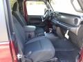 Front Seat of 2022 Wrangler Willys 4x4