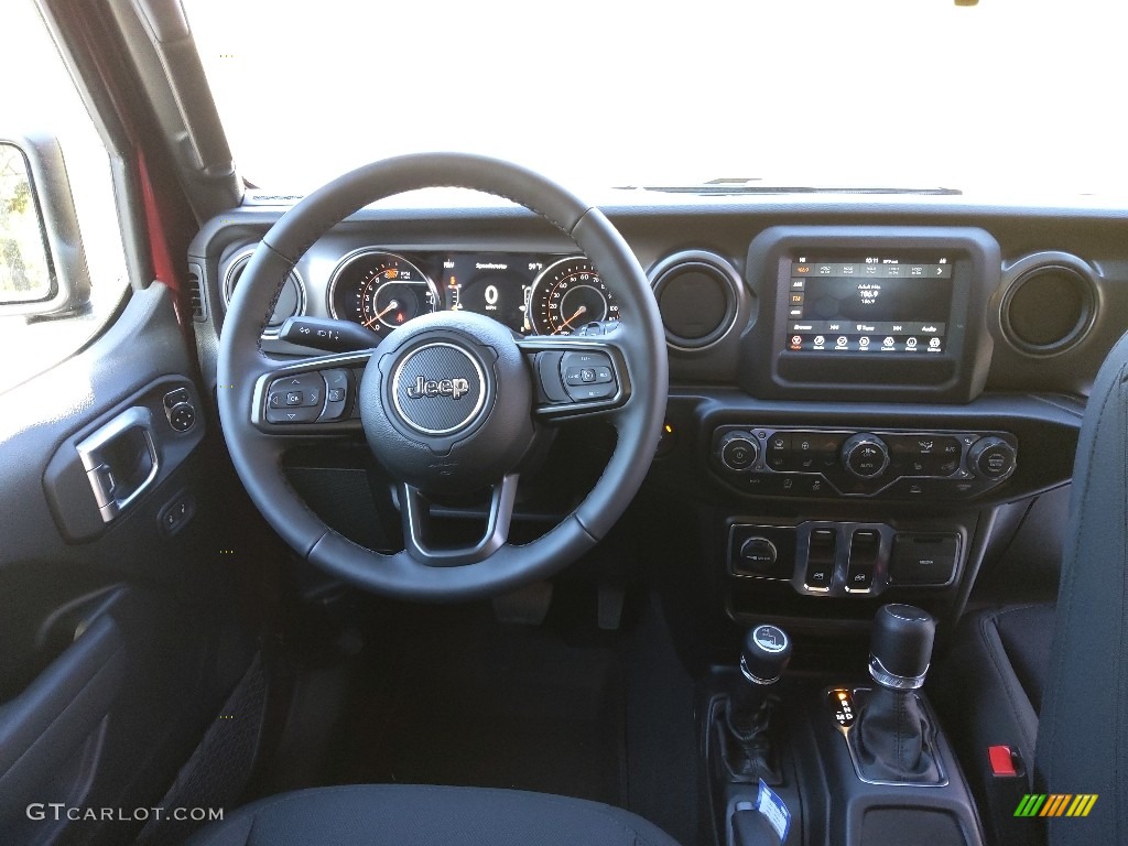 2022 Jeep Wrangler Willys 4x4 Black Dashboard Photo #143973643
