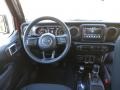 Black 2022 Jeep Wrangler Willys 4x4 Dashboard