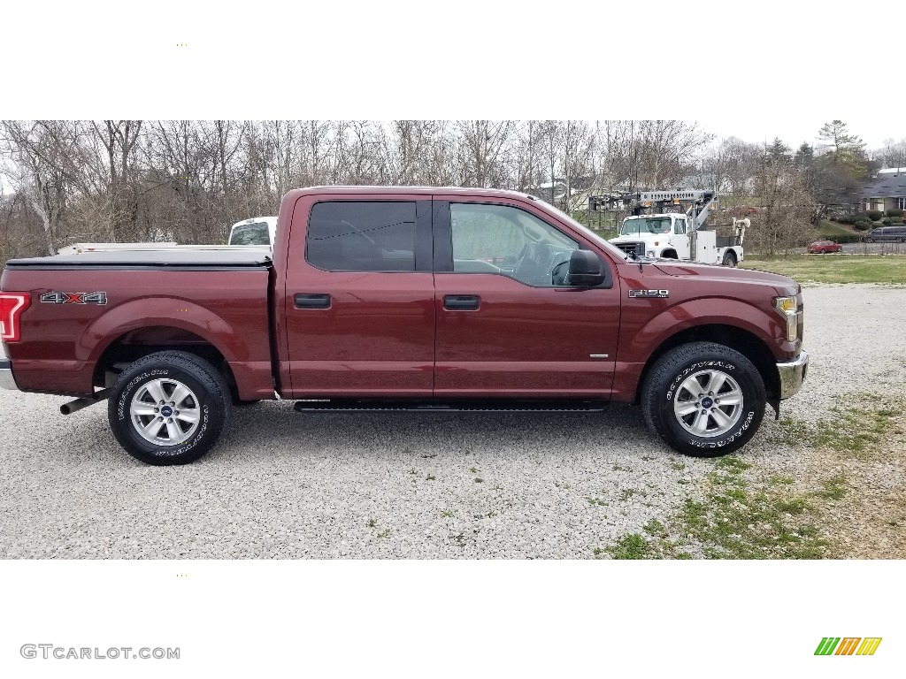 2017 F150 XLT SuperCrew 4x4 - Bronze Fire / Light Camel photo #27