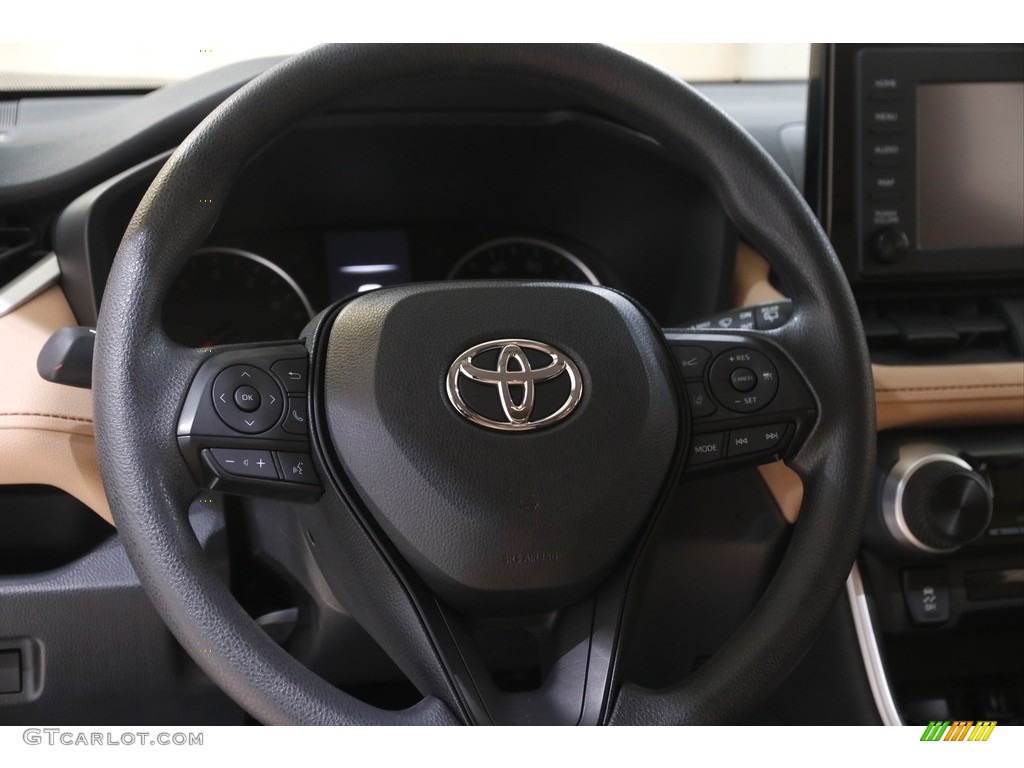 2019 RAV4 LE - Super White / Black photo #7