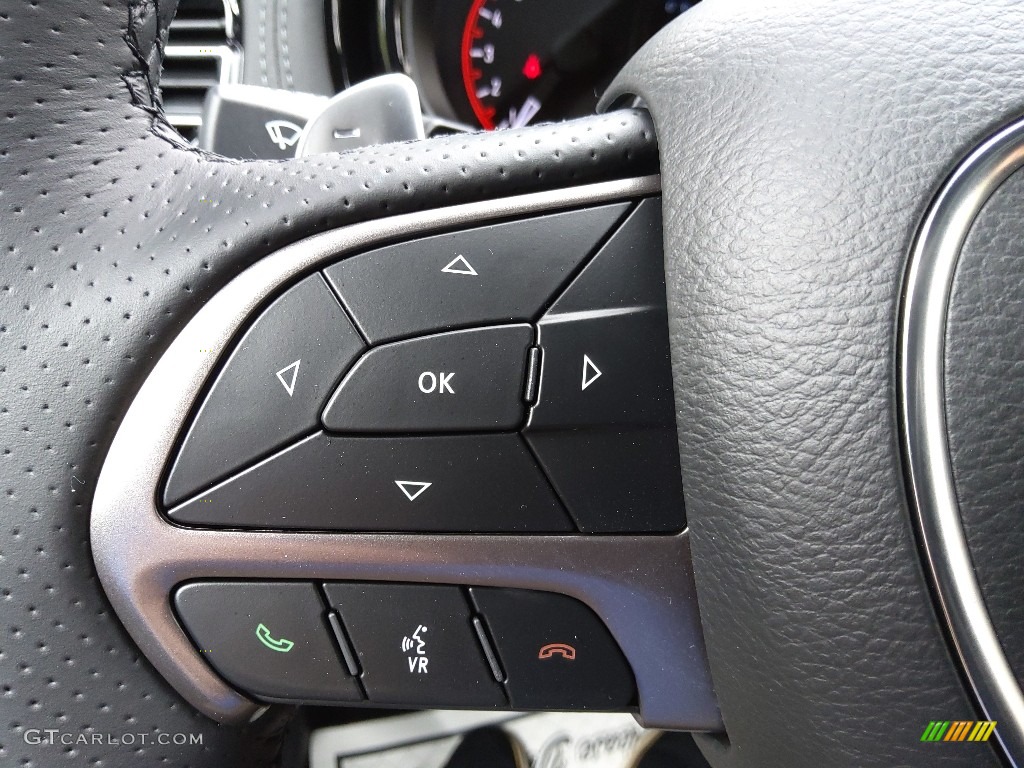 2022 Dodge Durango Citadel AWD Black Steering Wheel Photo #143975263