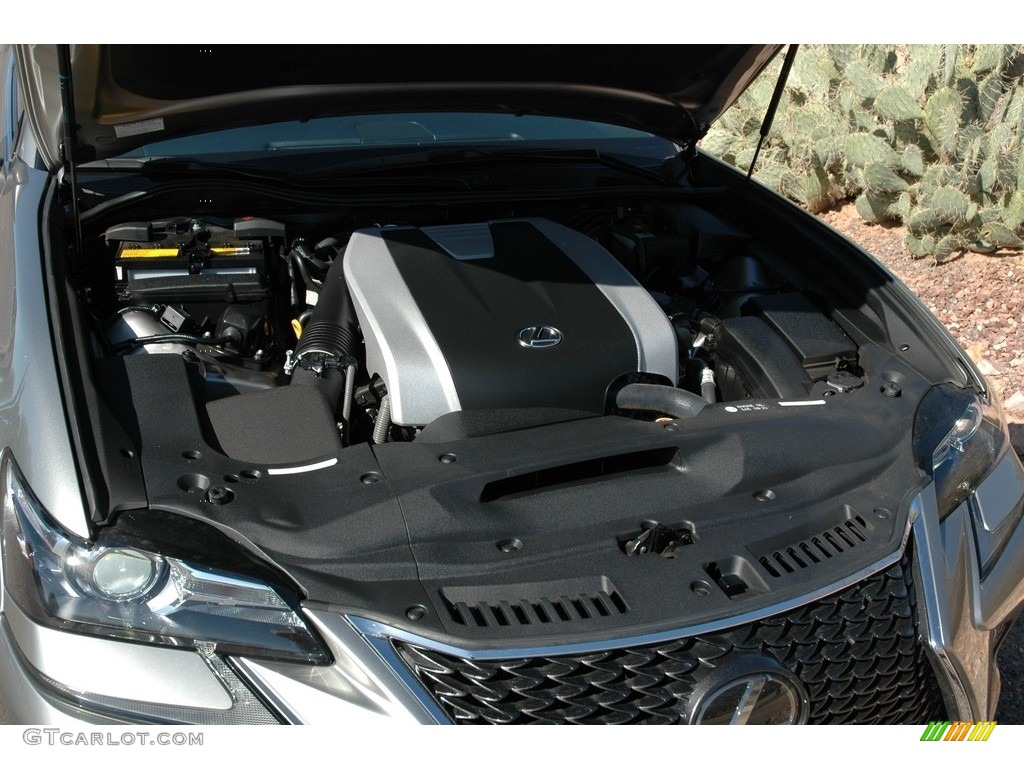 2018 GS 350 F Sport - Liquid Platinum / Rioja Red photo #5