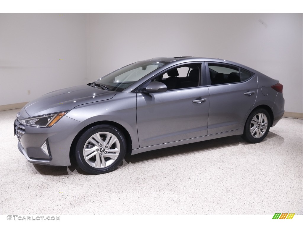 2019 Elantra Value Edition - Machine Gray / Black photo #3