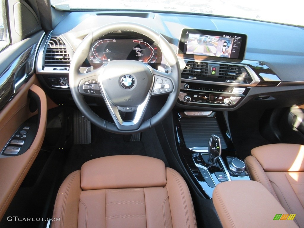 2021 X3 xDrive30i - Phytonic Blue Metallic / Cognac photo #15
