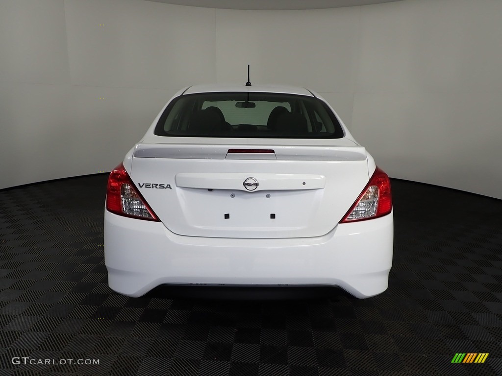 2019 Versa S Plus - Fresh Powder White / Charcoal photo #8