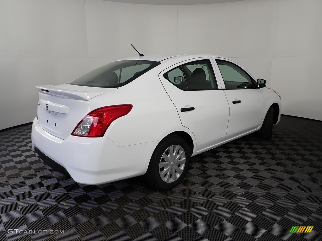 2019 Versa S Plus - Fresh Powder White / Charcoal photo #11