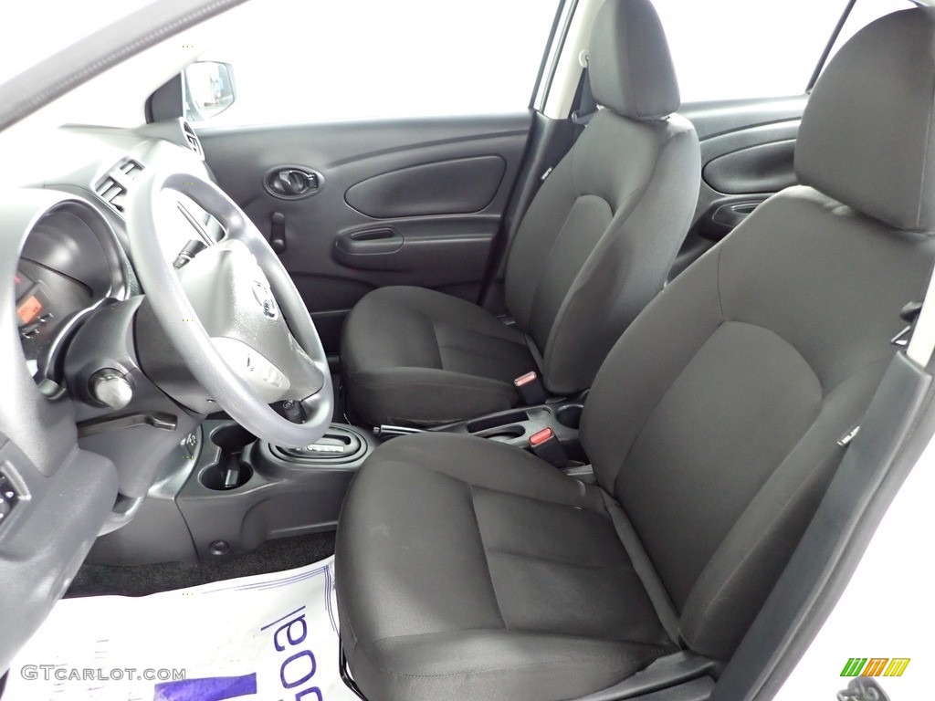 2019 Versa S Plus - Fresh Powder White / Charcoal photo #14