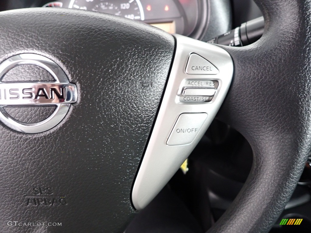 2019 Versa S Plus - Fresh Powder White / Charcoal photo #17