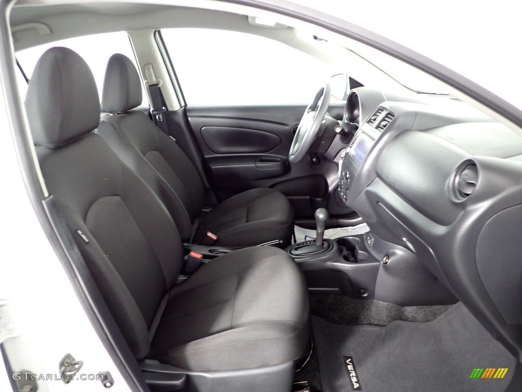 2019 Versa S Plus - Fresh Powder White / Charcoal photo #26