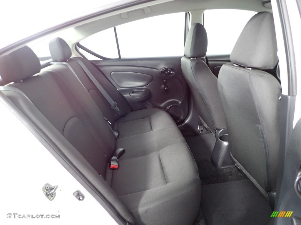 2019 Versa S Plus - Fresh Powder White / Charcoal photo #28
