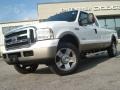 2005 Oxford White Ford F250 Super Duty XLT SuperCab 4x4  photo #1