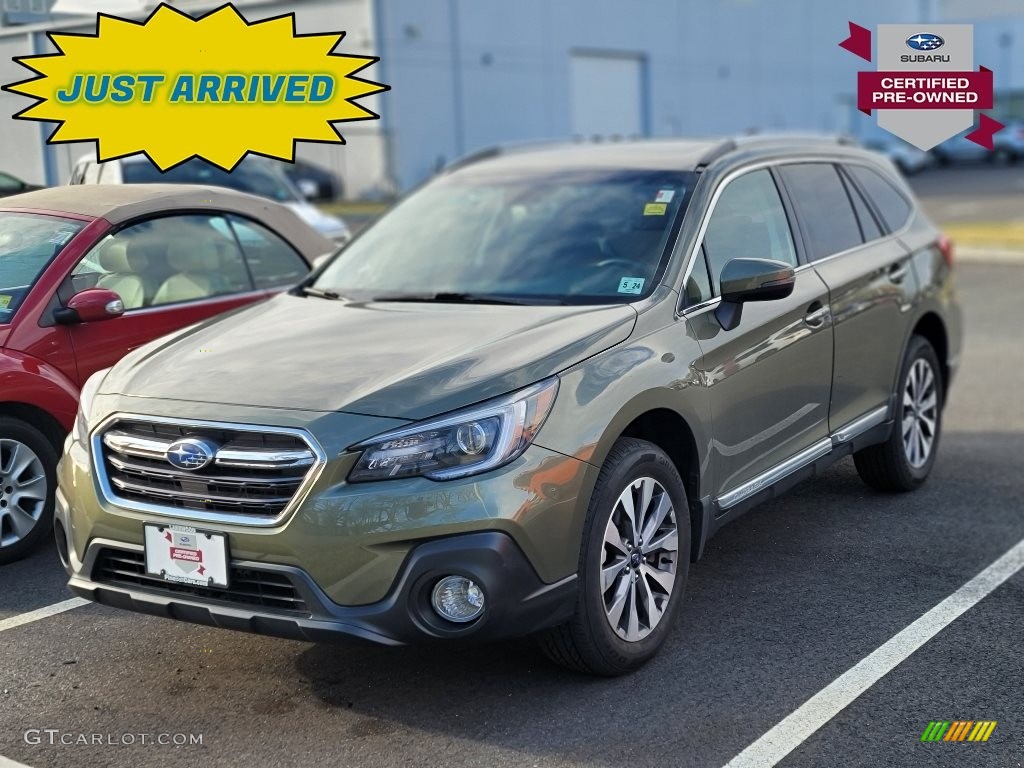2019 Outback 3.6R Touring - Wilderness Green Metallic / Java Brown photo #1
