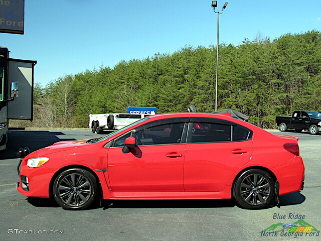 2016 WRX  - Pure Red / Carbon Black photo #2