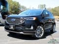 Agate Black Metallic 2022 Ford Edge Titanium AWD