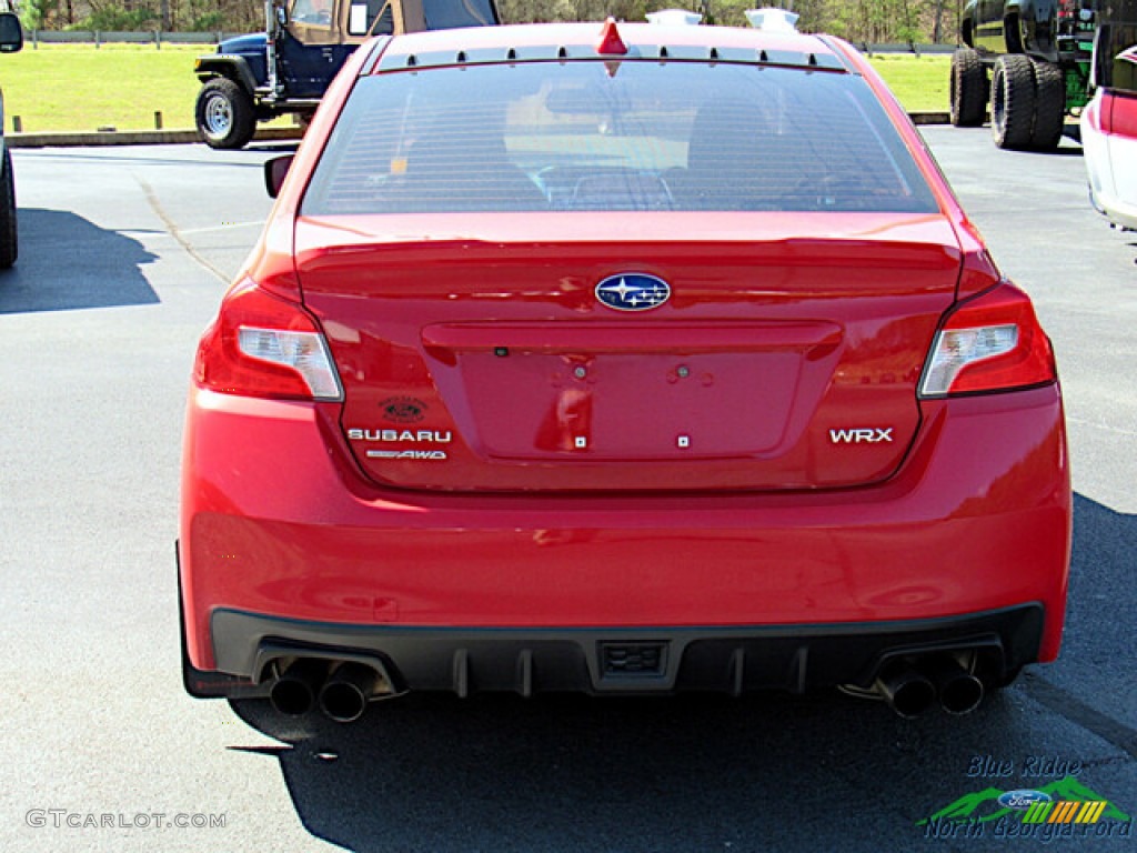 2016 WRX  - Pure Red / Carbon Black photo #4