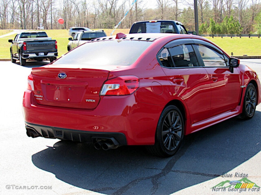 2016 WRX  - Pure Red / Carbon Black photo #5