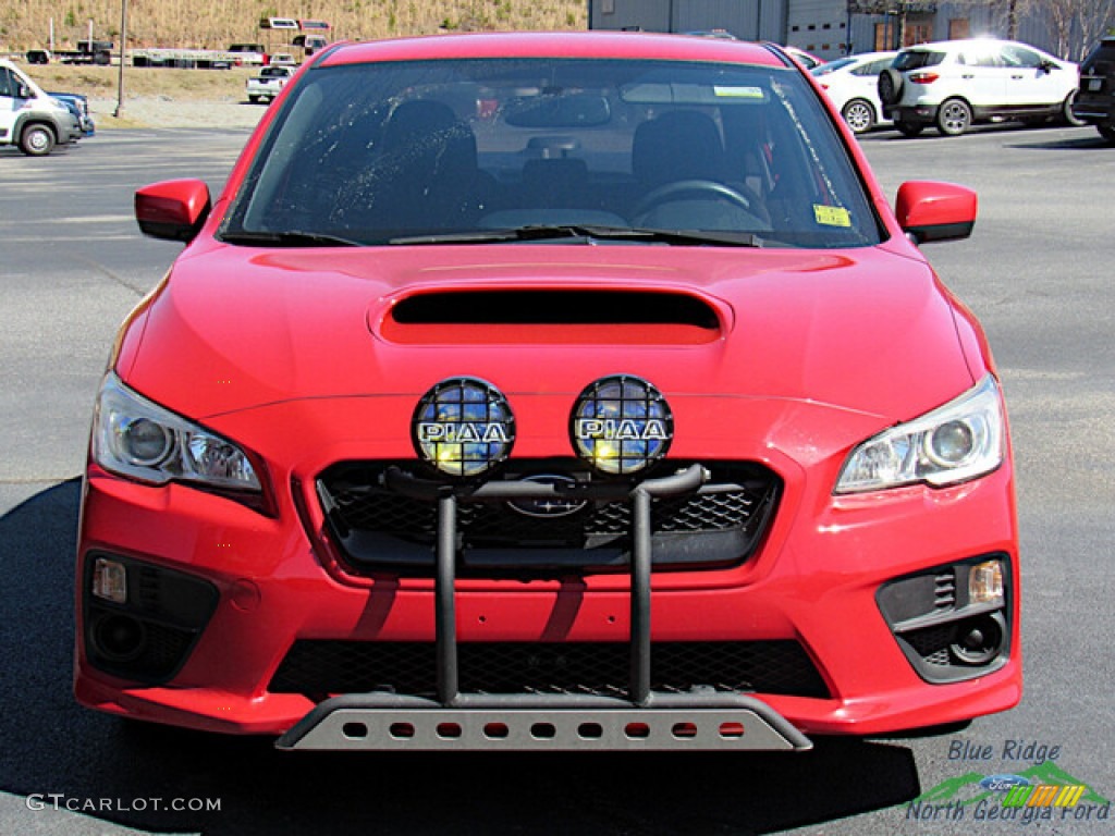 2016 WRX  - Pure Red / Carbon Black photo #8