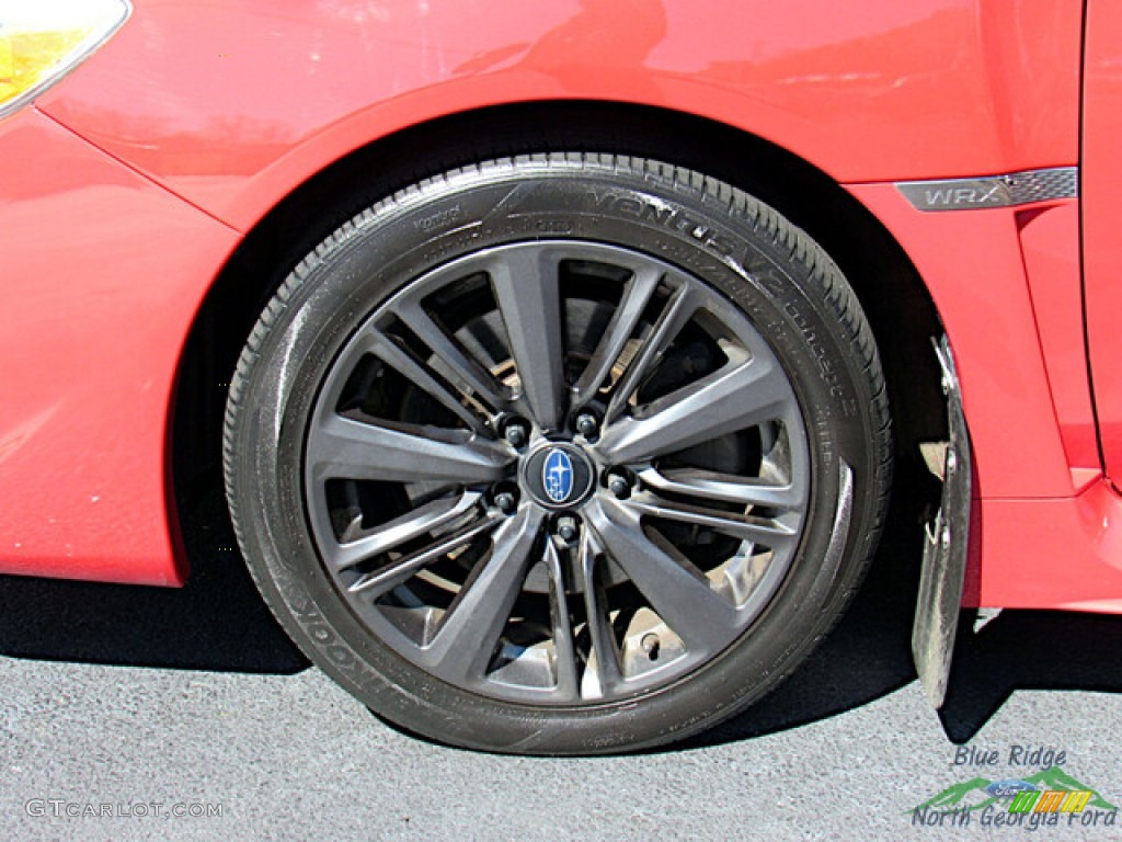 2016 WRX  - Pure Red / Carbon Black photo #9