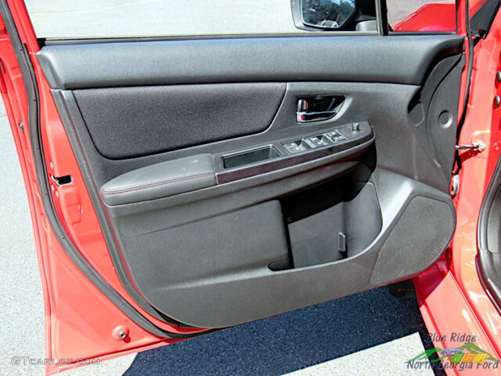2016 WRX  - Pure Red / Carbon Black photo #10