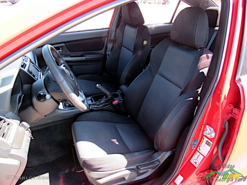 2016 WRX  - Pure Red / Carbon Black photo #11