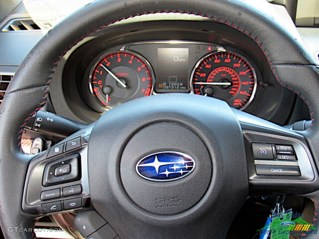 2016 WRX  - Pure Red / Carbon Black photo #16