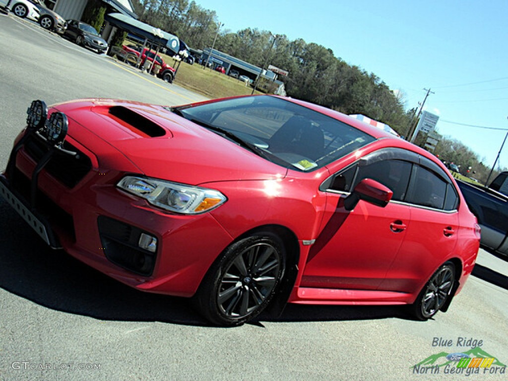 2016 WRX  - Pure Red / Carbon Black photo #23