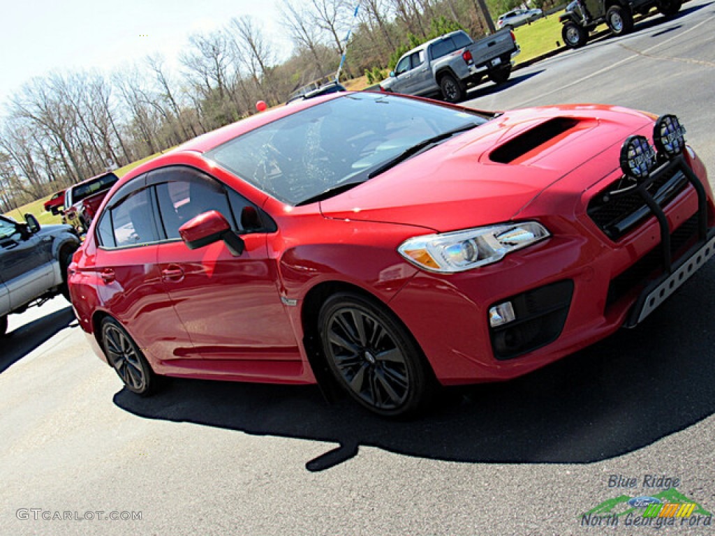2016 WRX  - Pure Red / Carbon Black photo #24