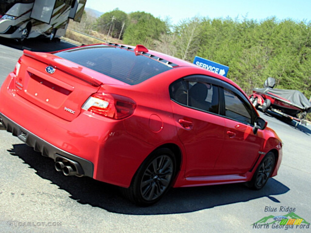 2016 WRX  - Pure Red / Carbon Black photo #25