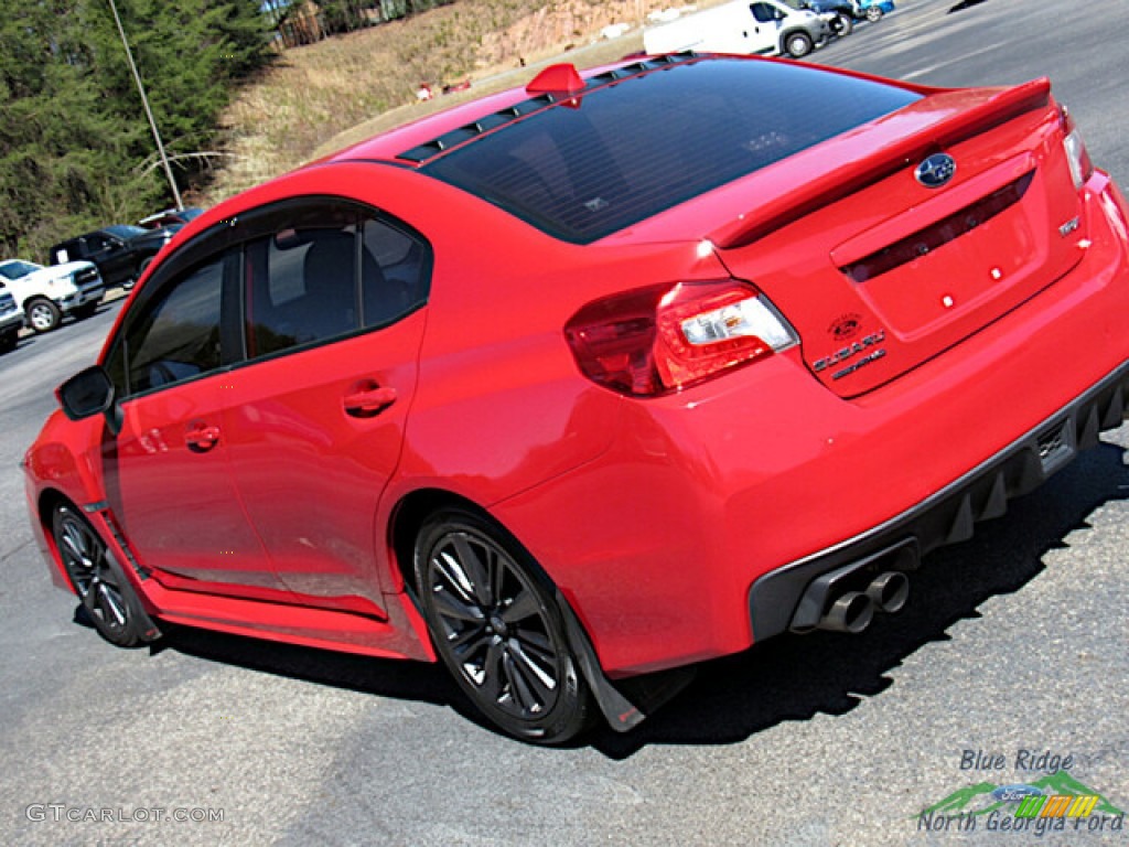 2016 WRX  - Pure Red / Carbon Black photo #26