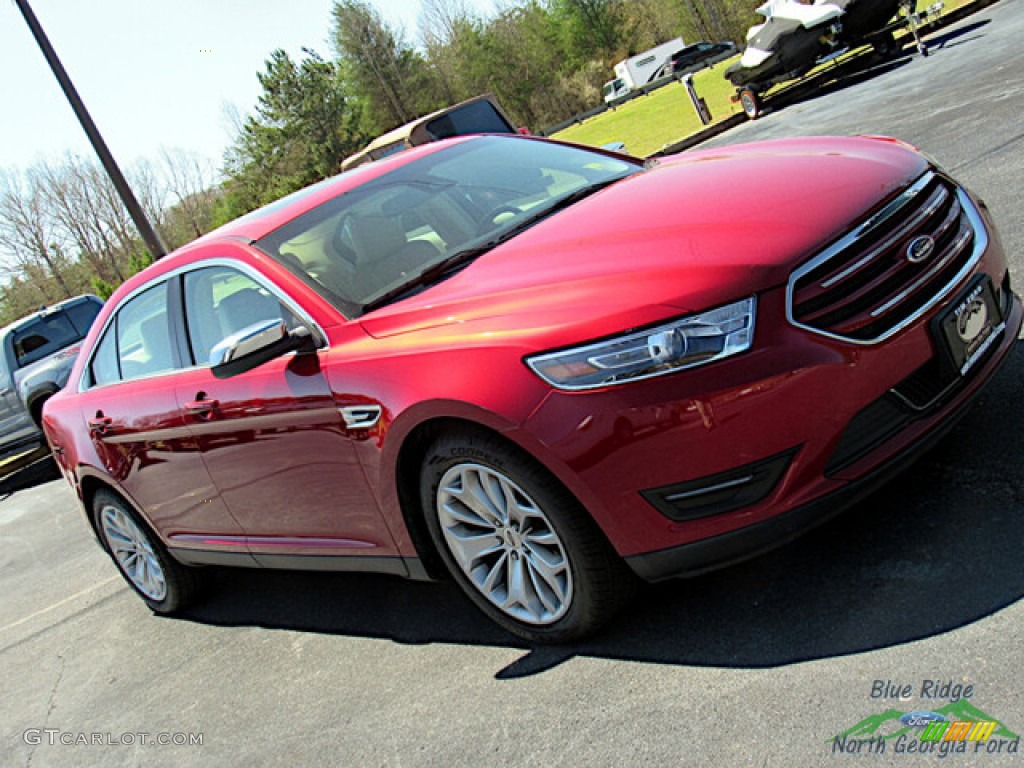 2018 Taurus Limited - Burgundy Velvet / Dune photo #26