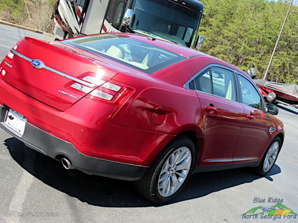 2018 Taurus Limited - Burgundy Velvet / Dune photo #27