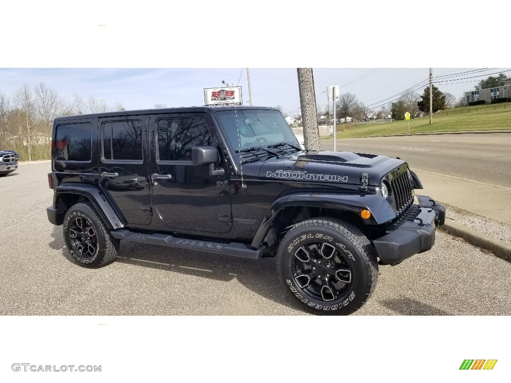 2017 Wrangler Unlimited Smoky Mountain Edition 4x4 - Black / Black photo #1