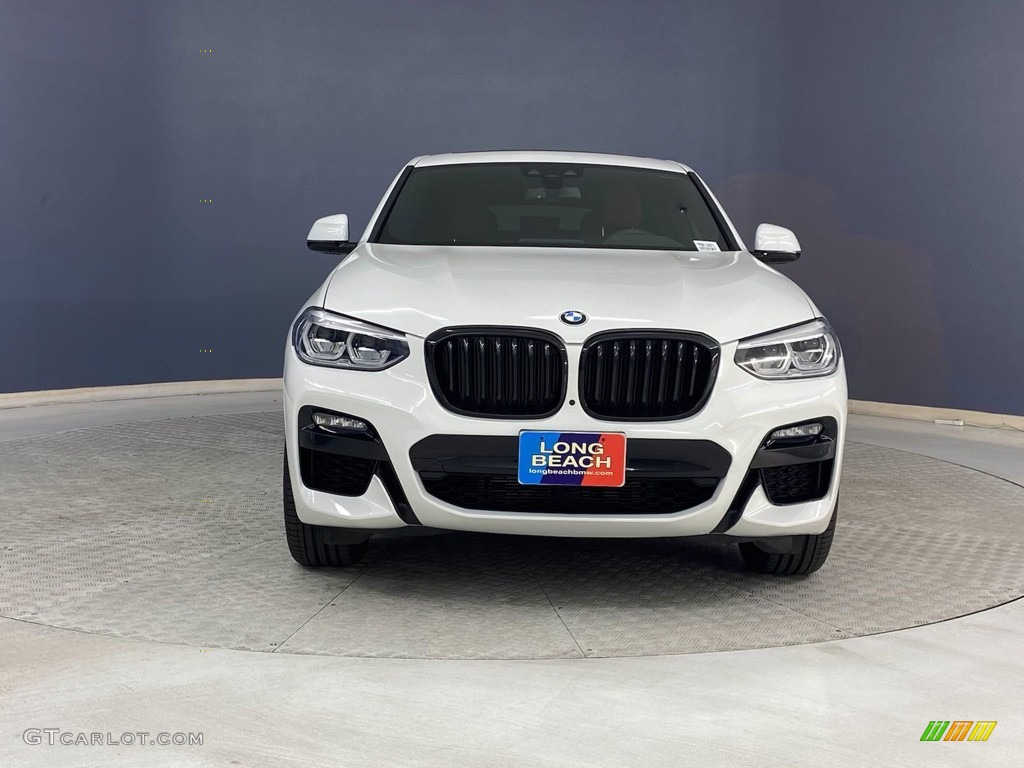 2021 X4 xDrive30i - Alpine White / Tacora Red photo #2