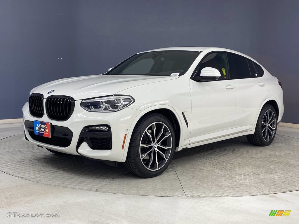 2021 X4 xDrive30i - Alpine White / Tacora Red photo #3