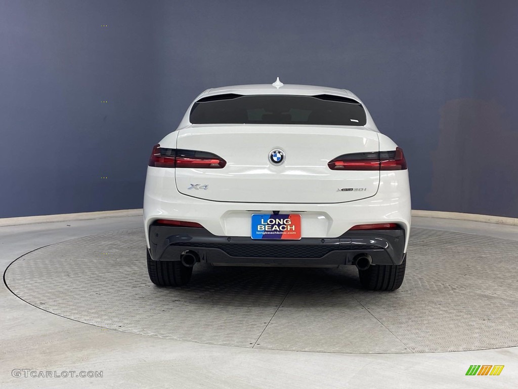 2021 X4 xDrive30i - Alpine White / Tacora Red photo #4