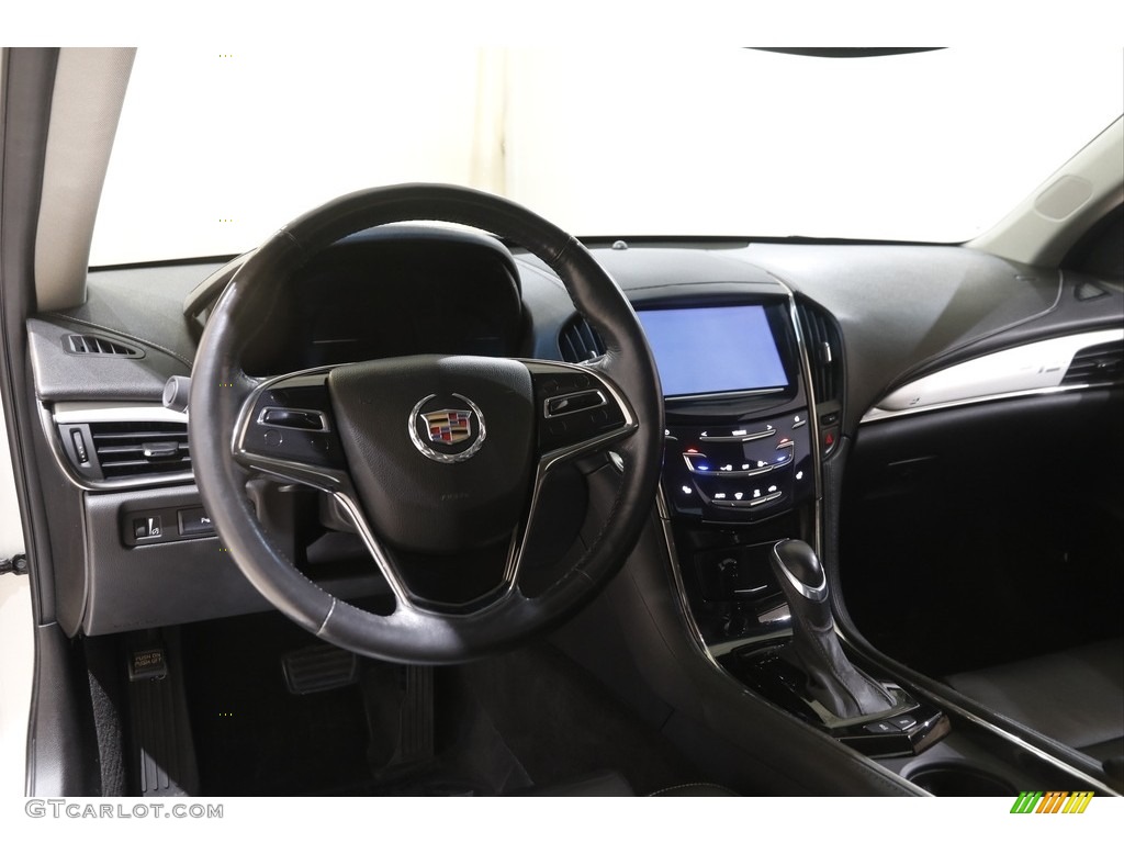 2013 Cadillac ATS 3.6L Luxury AWD Jet Black/Jet Black Accents Dashboard Photo #143980431