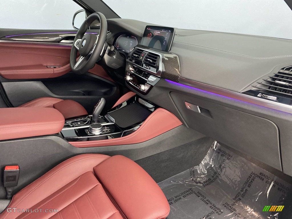 2021 X4 xDrive30i - Alpine White / Tacora Red photo #32