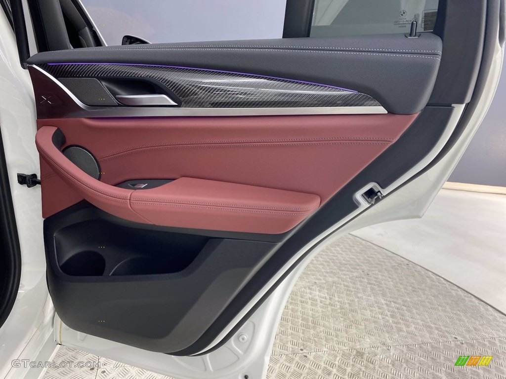 2021 X4 xDrive30i - Alpine White / Tacora Red photo #34