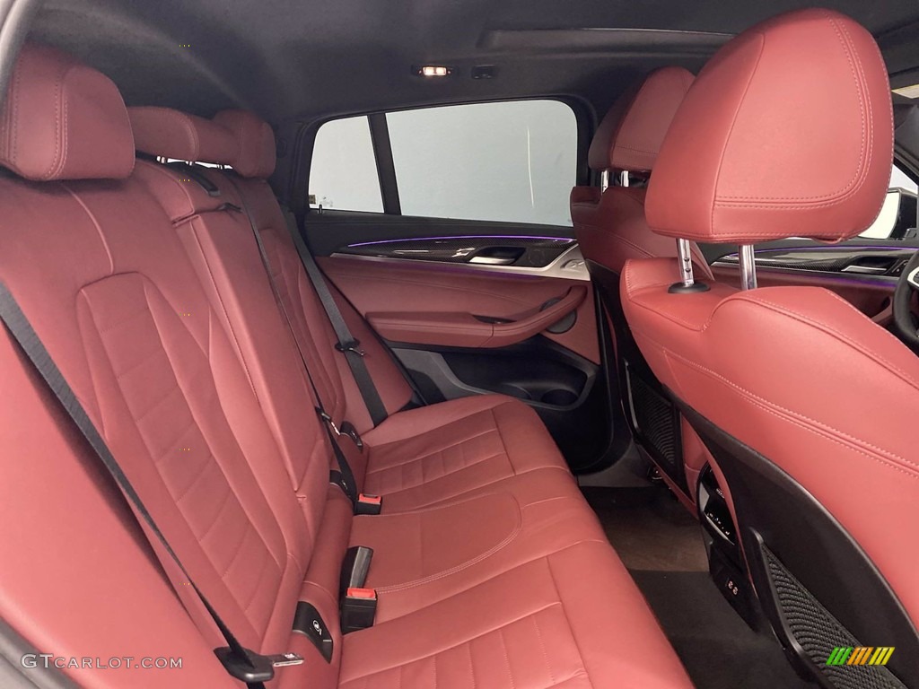 2021 X4 xDrive30i - Alpine White / Tacora Red photo #36