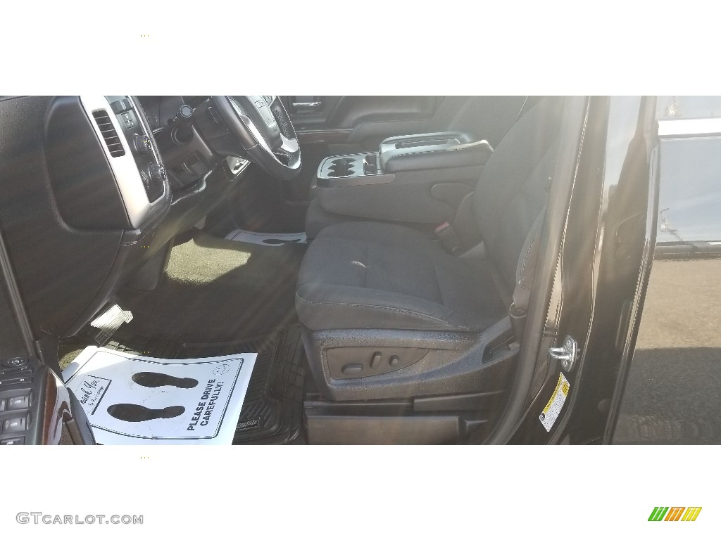 2015 Sierra 1500 SLE Double Cab 4x4 - Iridium Metallic / Jet Black photo #15