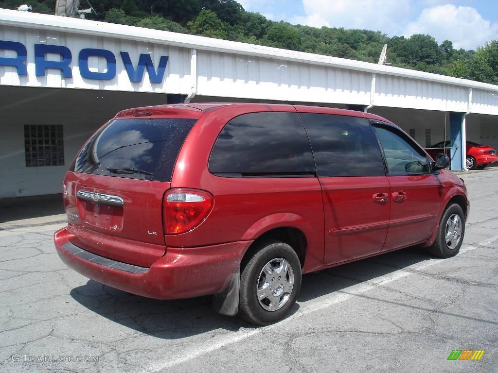 2003 Town & Country LX - Inferno Red Pearl / Taupe photo #2