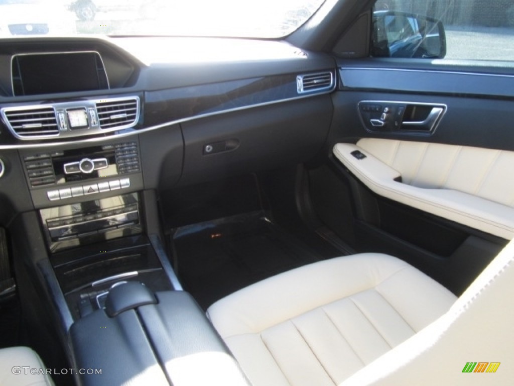 2014 E 350 Sport Sedan - Obsidian Black Metallic / Porcelain/Black photo #14