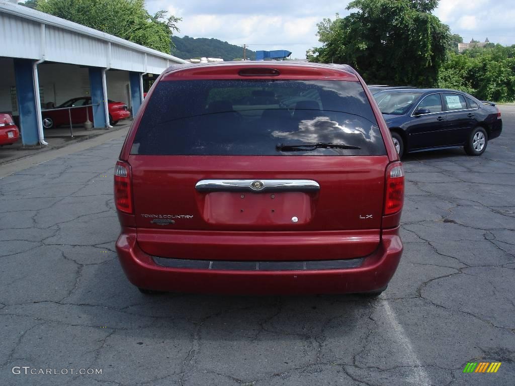 2003 Town & Country LX - Inferno Red Pearl / Taupe photo #3