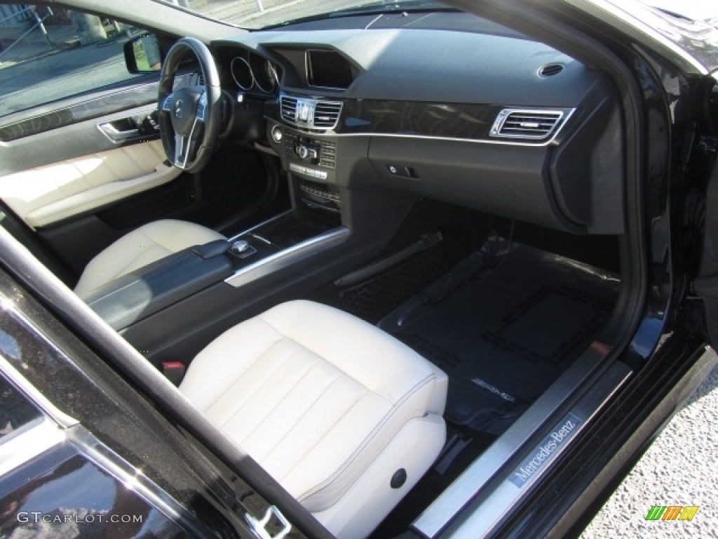 2014 E 350 Sport Sedan - Obsidian Black Metallic / Porcelain/Black photo #21