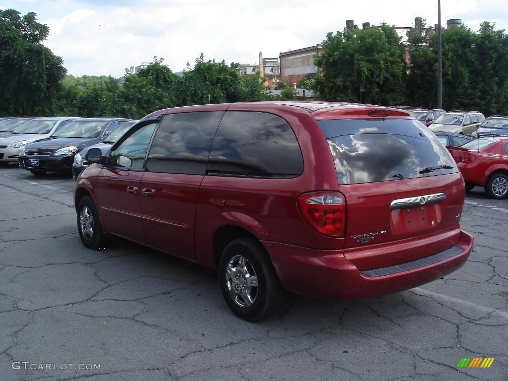 2003 Town & Country LX - Inferno Red Pearl / Taupe photo #4