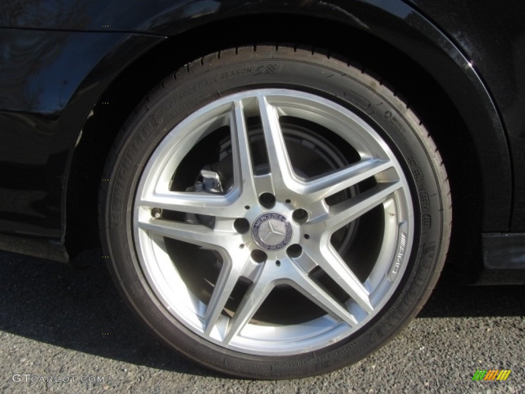 2014 E 350 Sport Sedan - Obsidian Black Metallic / Porcelain/Black photo #26
